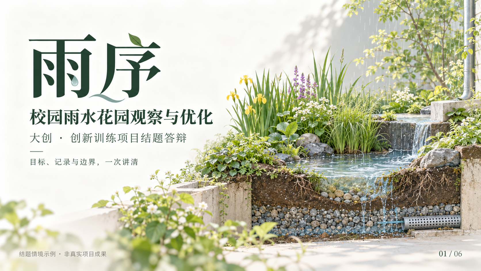大创结题六页概念