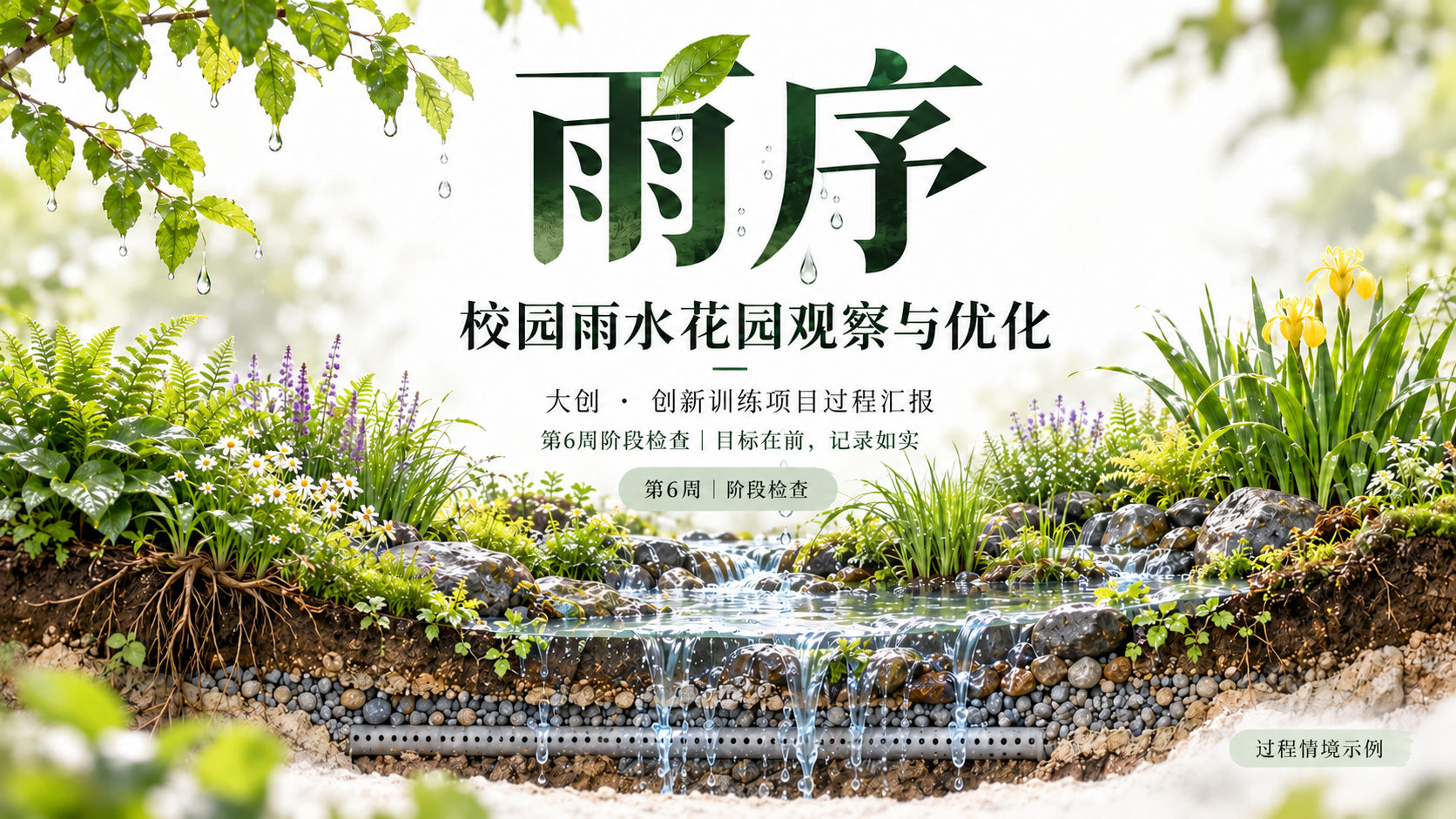 大创过程汇报概念封面