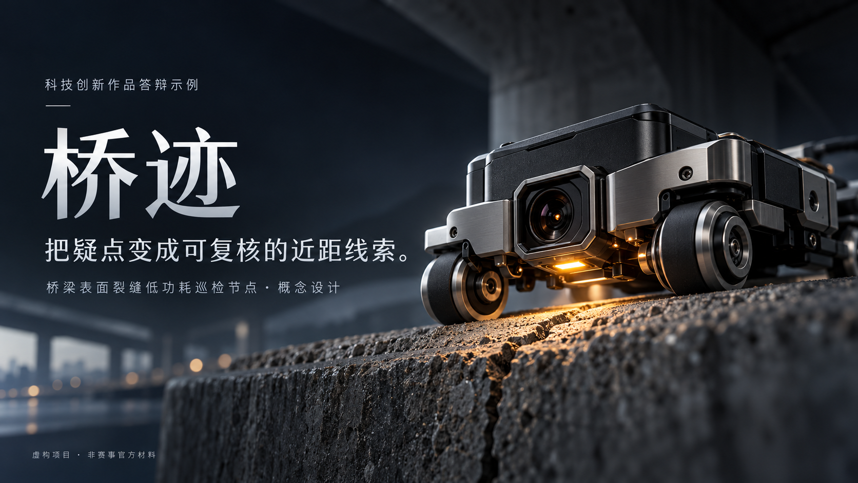 科技创新作品答辩概念封面
