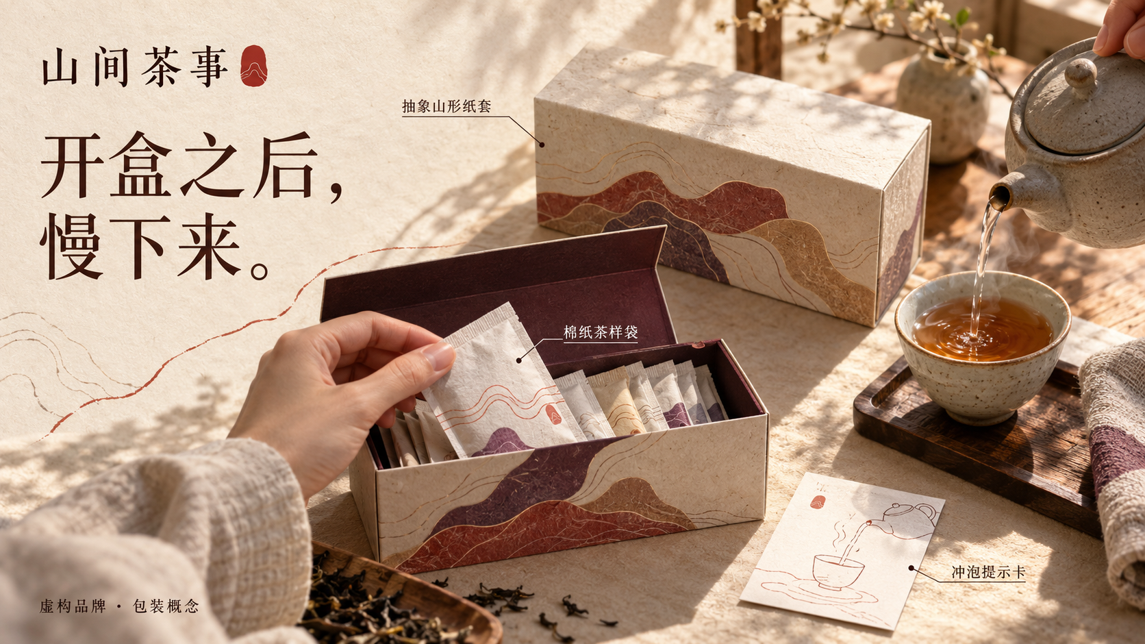 消费品牌五页概念