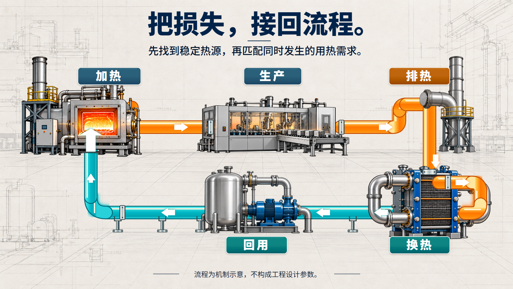 工业机制从独立组件重建的实际渲染