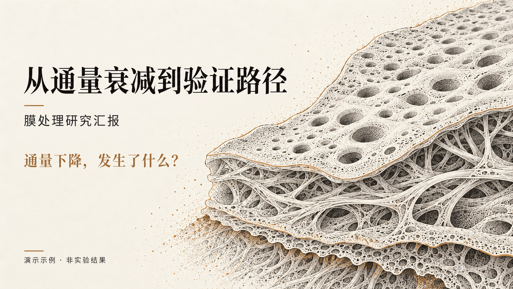 科研汇报六页概念